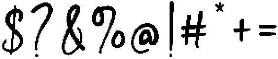 Natural Pastel otf (400) Font OTHER CHARS