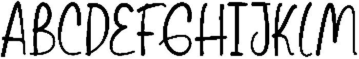 Natural Pastel otf (400) Font UPPERCASE