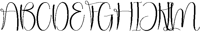 Natural Regular otf (400) Font UPPERCASE