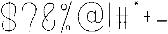 Natural Regular otf (400) Font OTHER CHARS