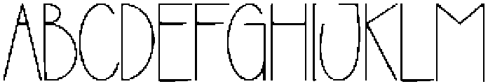Natural Regular otf (400) Font UPPERCASE
