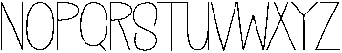 Natural Regular otf (400) Font LOWERCASE