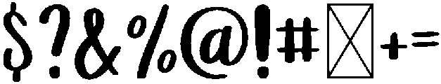 Natural Regular otf (400) Font OTHER CHARS