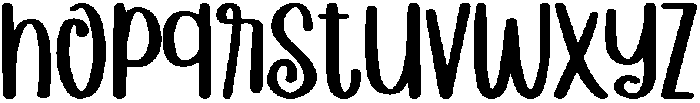 Natural Regular otf (400) Font LOWERCASE