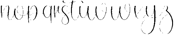 Natural Regular otf (400) Font LOWERCASE