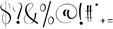 Natural Regular otf (400) Font OTHER CHARS