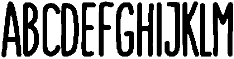 Natural Regular otf (400) Font UPPERCASE