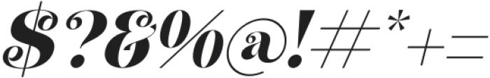 Natural Royale Italic otf (400) Font OTHER CHARS