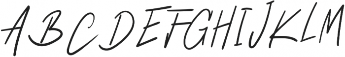 Natural Signature Regular otf (400) Font UPPERCASE