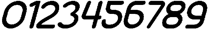 Natural Space Thin Italic otf (100) Font OTHER CHARS