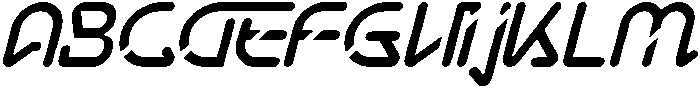 Natural Space Thin Italic otf (100) FONT