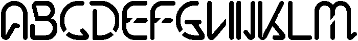 Natural Space Thin otf (100) Font UPPERCASE