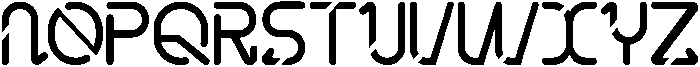 Natural Space Thin otf (100) Font UPPERCASE