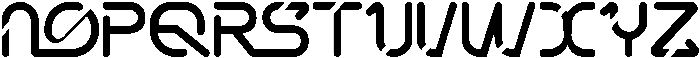Natural Space Thin otf (100) Font LOWERCASE