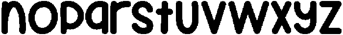 Natural otf (400) Font LOWERCASE