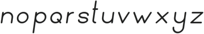 Naturaling Italic otf (400) Font LOWERCASE