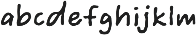 Naturalist Regular otf (400) Font LOWERCASE