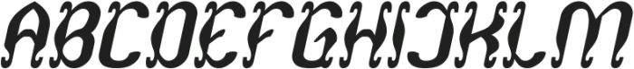Naturally Changes Italic otf (400) Font UPPERCASE