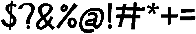 Naturally Imperfect otf (400) Font OTHER CHARS
