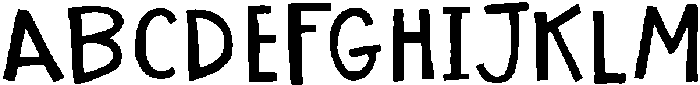 Naturally Imperfect otf (400) Font UPPERCASE