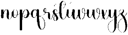 Naturaly Regular otf (400) Font LOWERCASE