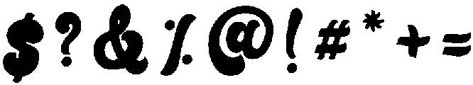 Nature Regular otf (400) Font OTHER CHARS
