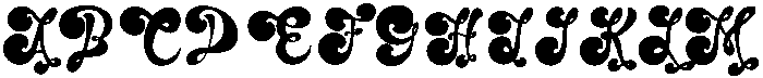 Nature Regular otf (400) Font UPPERCASE