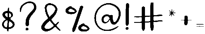 Nature Regular otf (400) Font OTHER CHARS