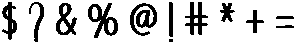 Nature Regular otf (400) Font OTHER CHARS