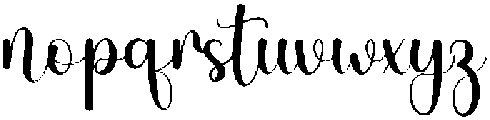Nature Regular otf (400) Font LOWERCASE