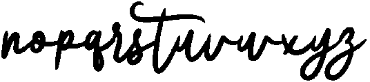 Nature Regular otf (400) Font LOWERCASE