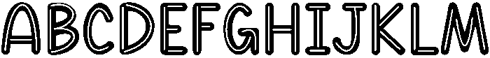 Nature Regular otf (400) Font UPPERCASE