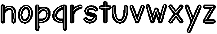 Nature Regular otf (400) Font LOWERCASE