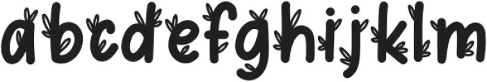 NaturezRegular otf (400) Font LOWERCASE