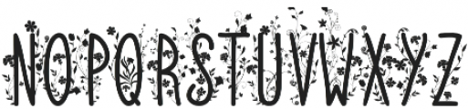 Naturia Floral otf (400) Font LOWERCASE