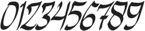 Nau Genzo Italic otf (400) Font OTHER CHARS