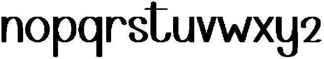 Naughty Christmas Regular otf (400) Font LOWERCASE