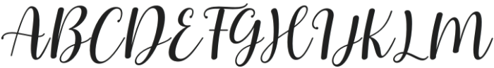 Naughty-Italic otf (400) Font UPPERCASE