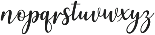 Naughty-Italic otf (400) Font LOWERCASE