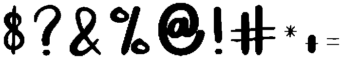 Naughty Regular otf (400) Font OTHER CHARS
