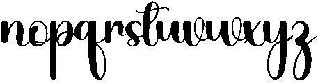 Naughty Regular otf (400) Font LOWERCASE