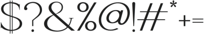 Naure-Regular otf (400) Font OTHER CHARS