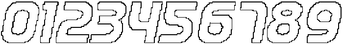 Navalie Pixel Outline otf (400) Font OTHER CHARS