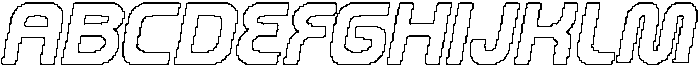 Navalie Pixel Outline otf (400) Font UPPERCASE