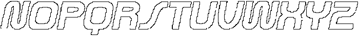 Navalie Pixel Outline otf (400) Font UPPERCASE