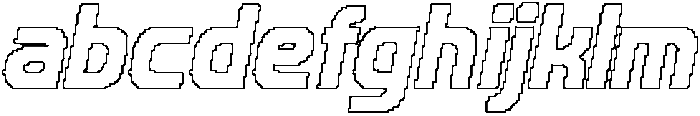 Navalie Pixel Outline otf (400) FONT