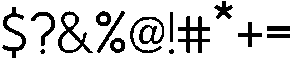 Navara otf (400) Font OTHER CHARS