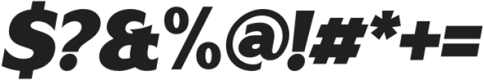 Naveid Black Oblique otf (900) Font OTHER CHARS