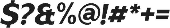 Naveid Bold Oblique otf (700) Font OTHER CHARS