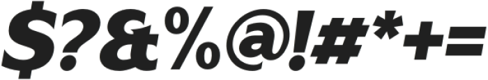 Naveid Extra Bold Oblique otf (700) Font OTHER CHARS